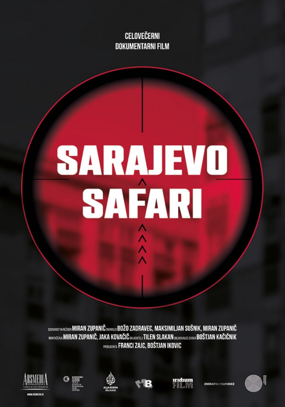 Portada del documental Sarajevo Safari