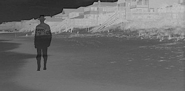 gray man Ghost SC Hurricane Florence