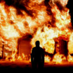 house on fire